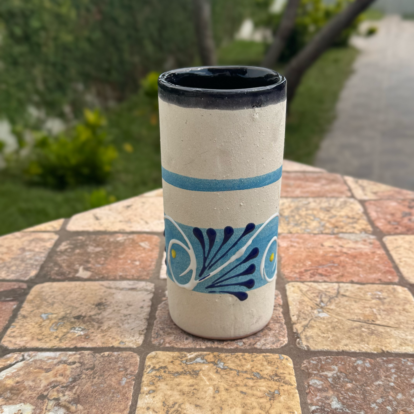 Mexican ceramic clay Tumbler/cup | Handmade in Mexico | Kitchen | Sets of 5, 10, 15, and 20 available! | Perfect for parties and weddings
