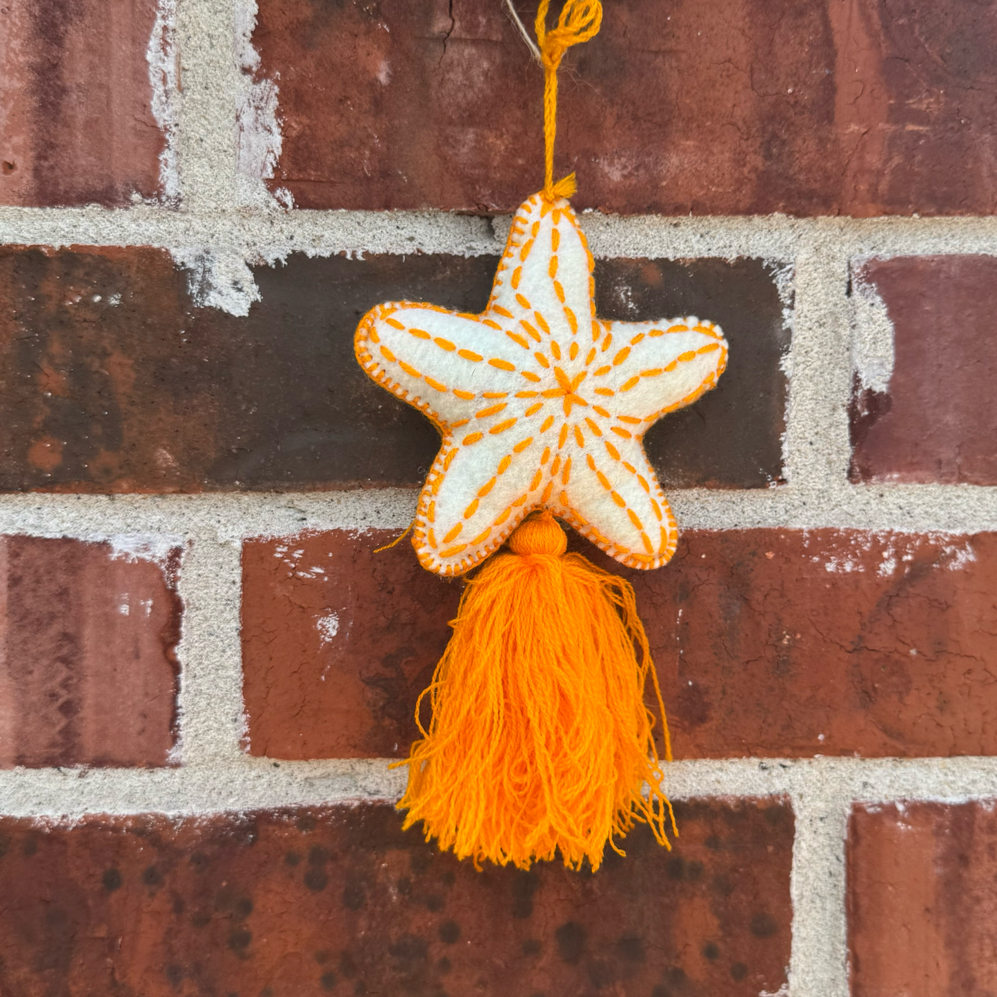 Hanging star tassel | Handmade in Mexico | Car, bag, or purse charm | Car accessory | Sets of 5, 10, 15, and 20 available!