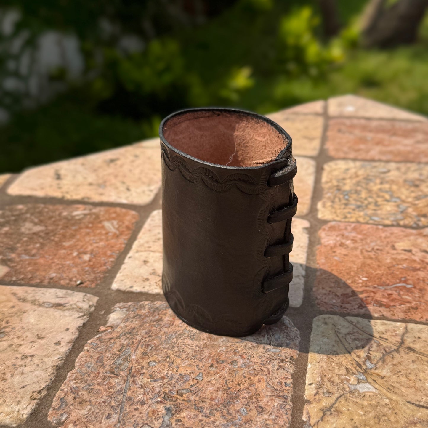 Leather can holder | handcrafted in Mexico | can cozies | Beverage holder