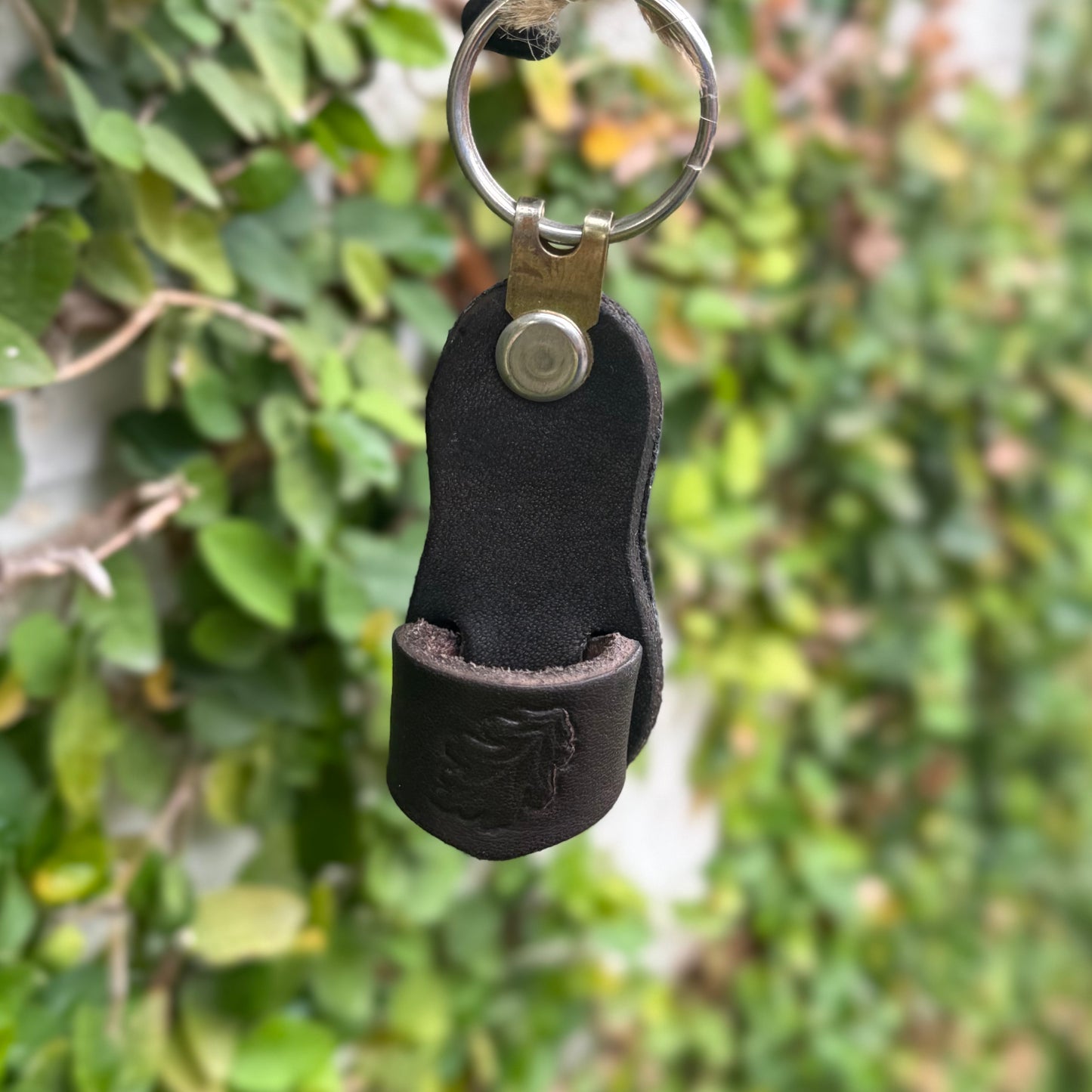 Leather Sandal "Chancla " Keychain | Handmade in Mexico | Western themed | Gift