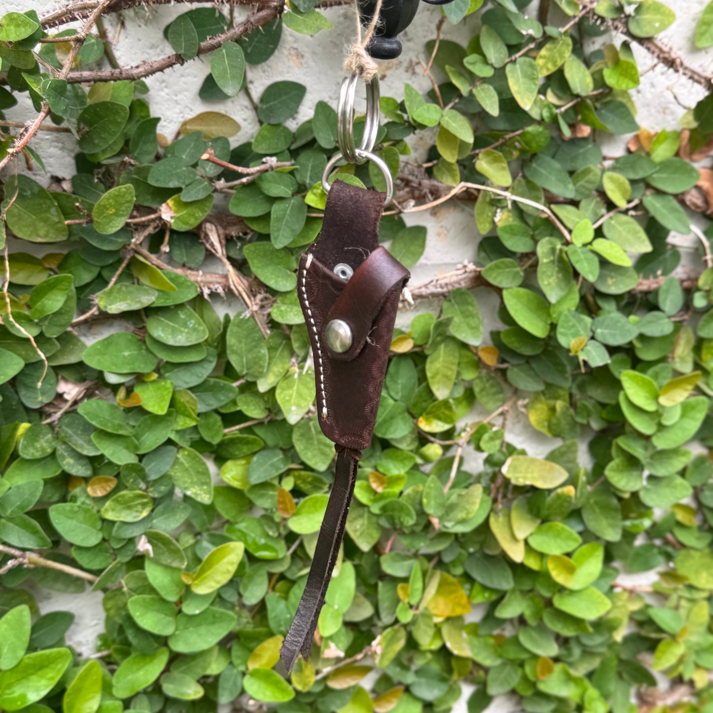 Leather Pistol Holder Keychain | Handcrafted in Mexico | Western | Cowboy | Vaquero