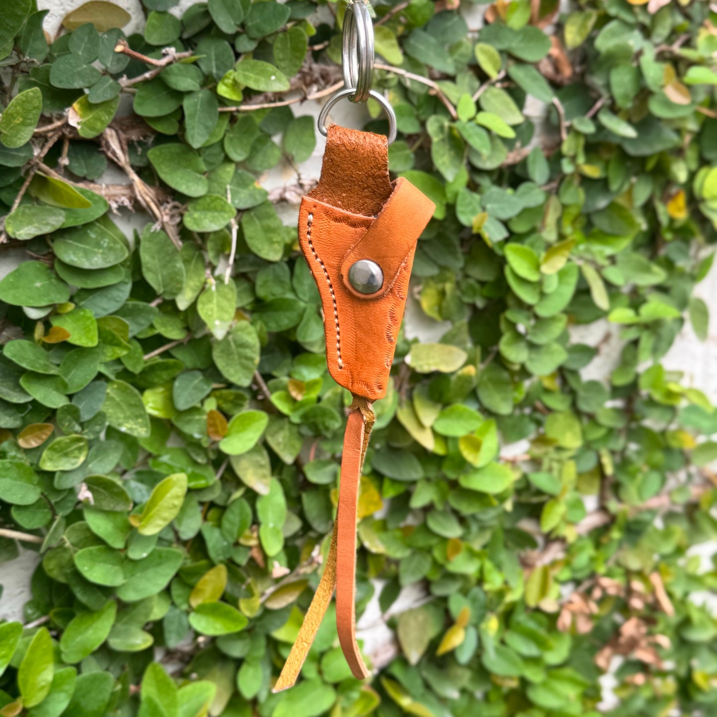 Leather Pistol Holder Keychain | Handcrafted in Mexico | Western | Cowboy | Vaquero