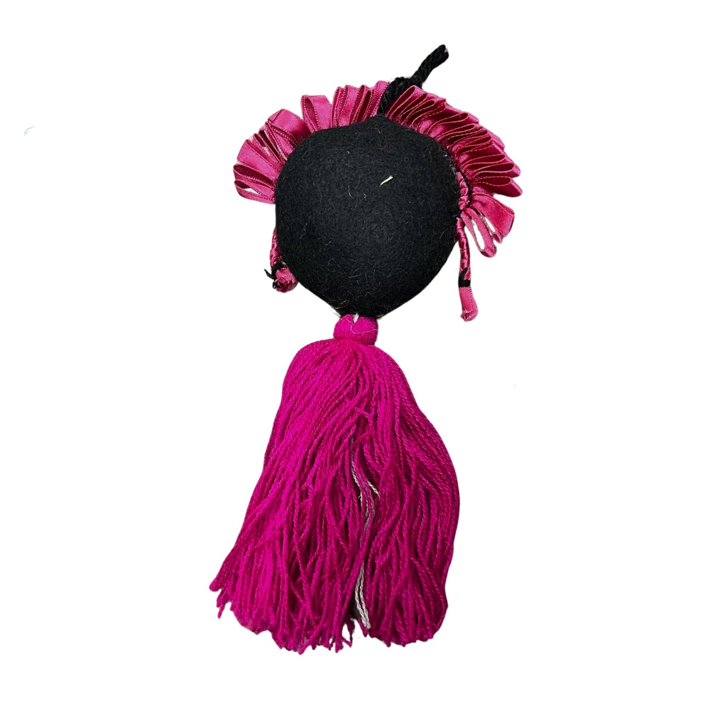 Made in Mexico Frida Inspired Tassel Pom Pom Windshield Hanger Car Charm Rearview Mirror