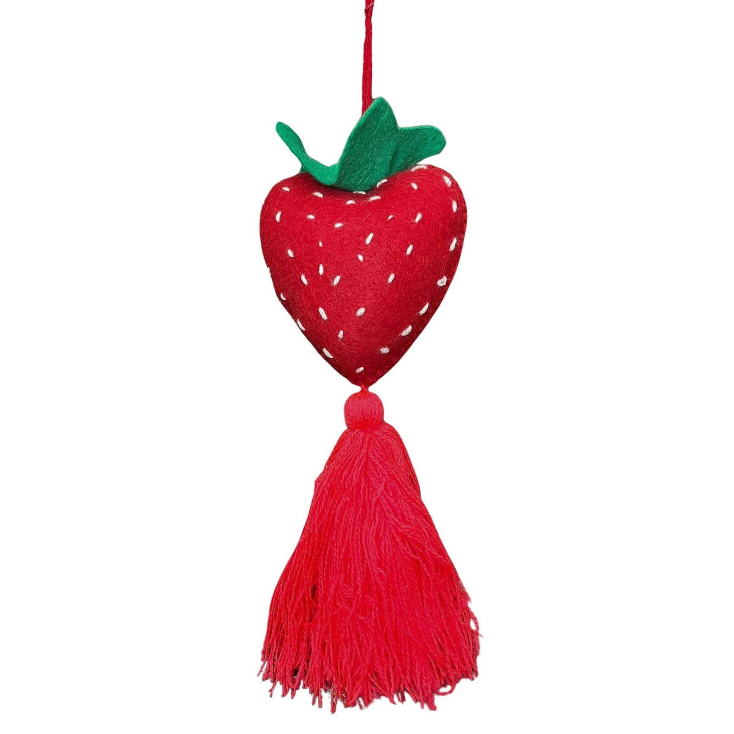 Set of Mexican Fruta Tassel Windshield Hanger (5,10,15,20) Colorful and Bright Wedding and Quinceñera Party Favor