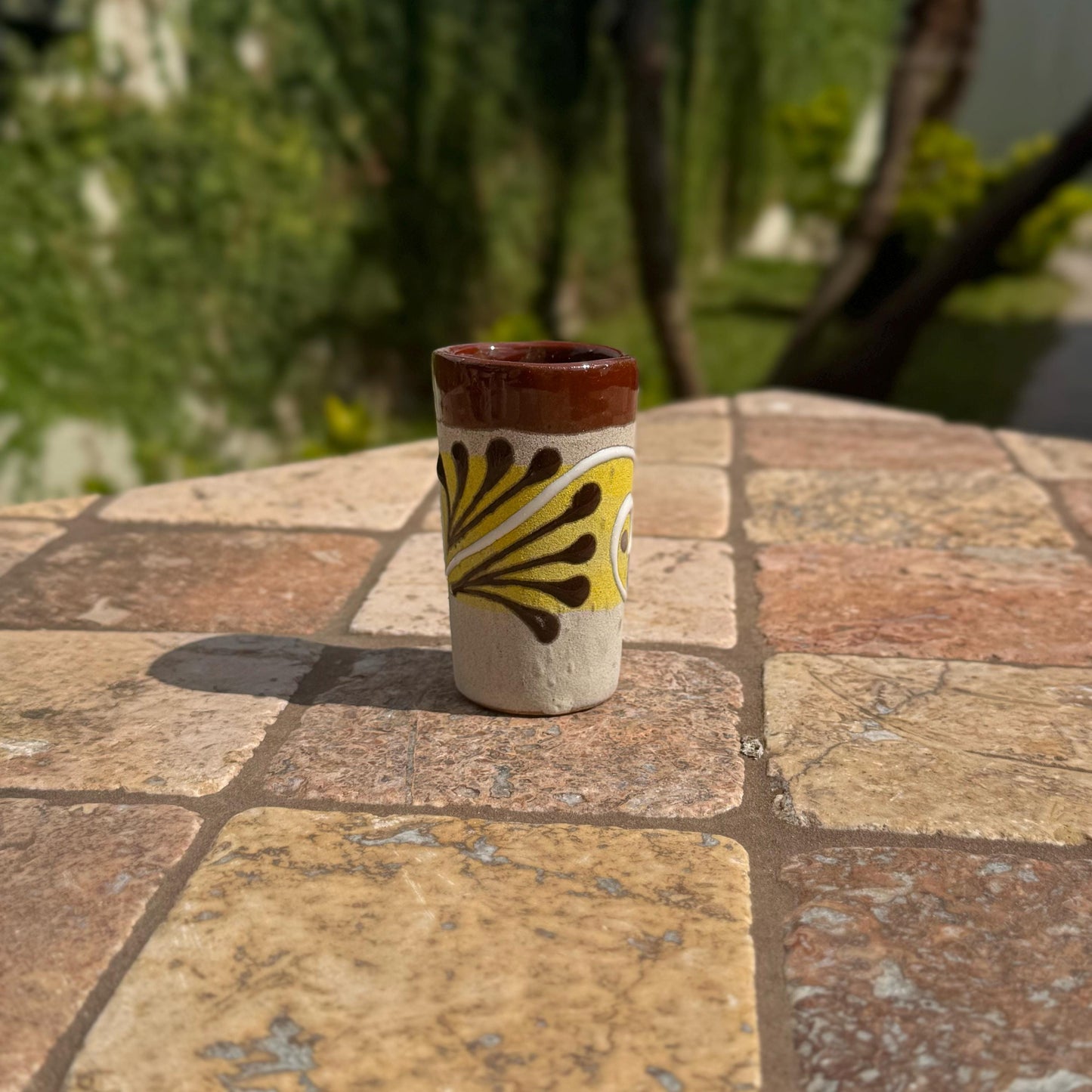 Mexican Ceramic shot glasses | Tequileros | Handmade in Mexico | Set of 5, 10, 15, and 20 available | Quinceanera, wedding, and party favors