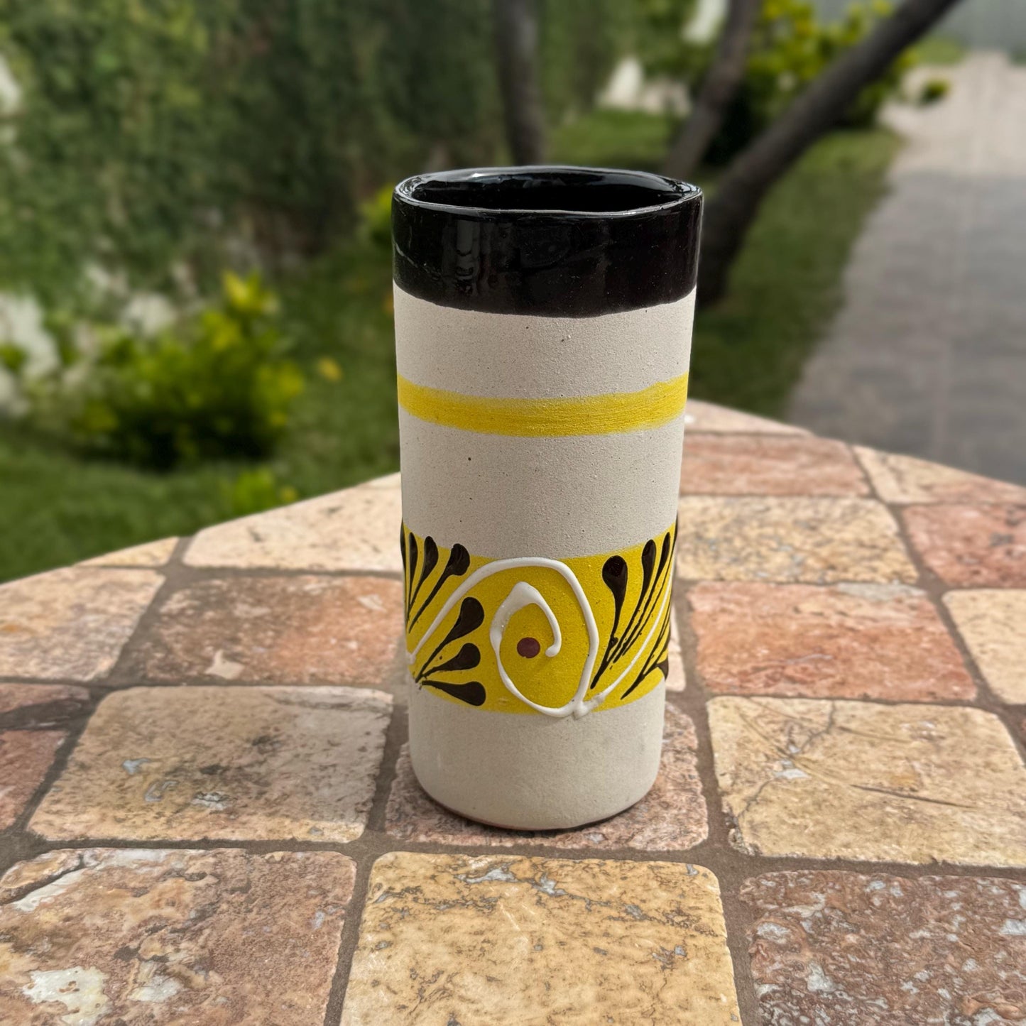 Mexican ceramic clay Tumbler/cup | Handmade in Mexico | Kitchen | Sets of 5, 10, 15, and 20 available! | Perfect for parties and weddings