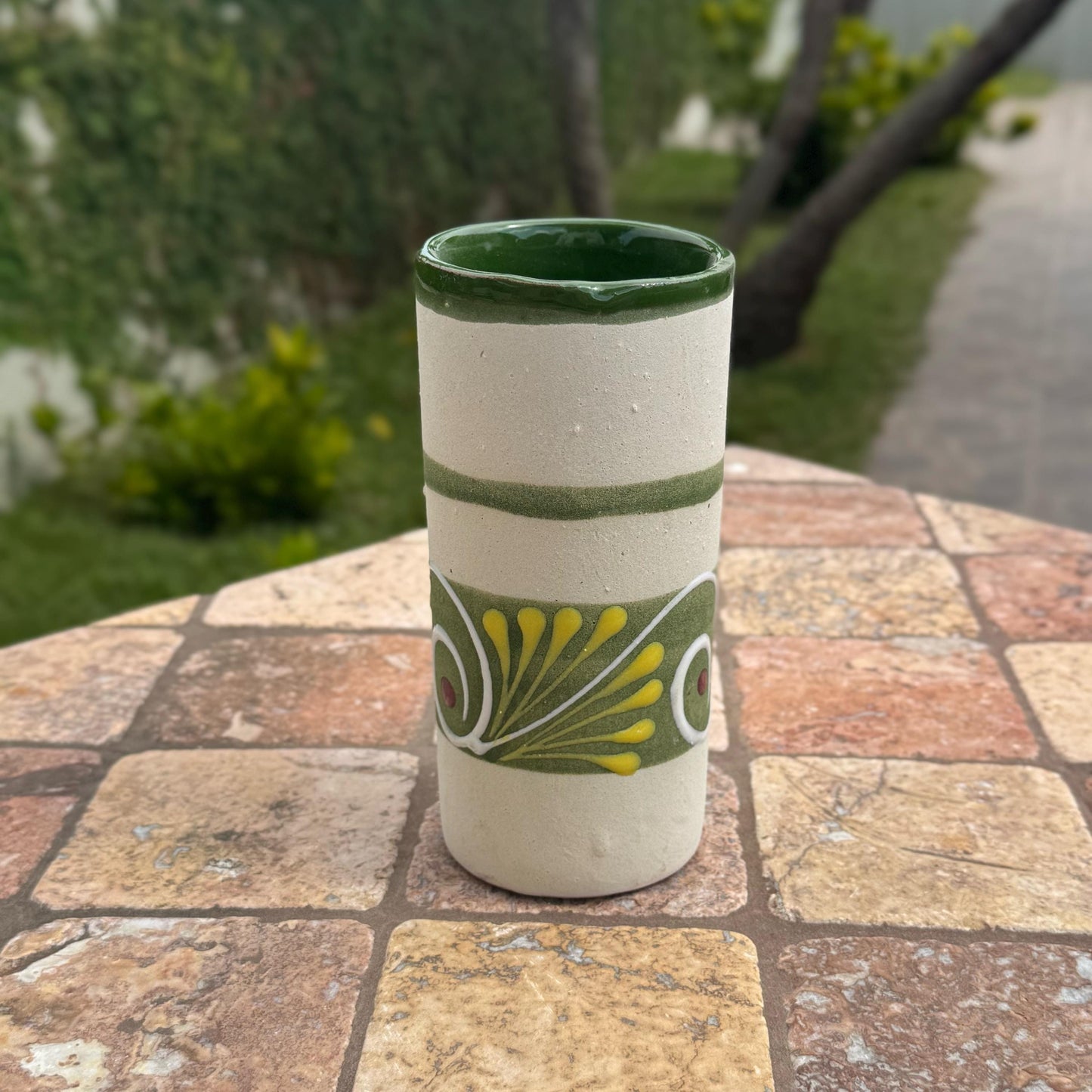 Mexican ceramic clay Tumbler/cup | Handmade in Mexico | Kitchen | Sets of 5, 10, 15, and 20 available! | Perfect for parties and weddings