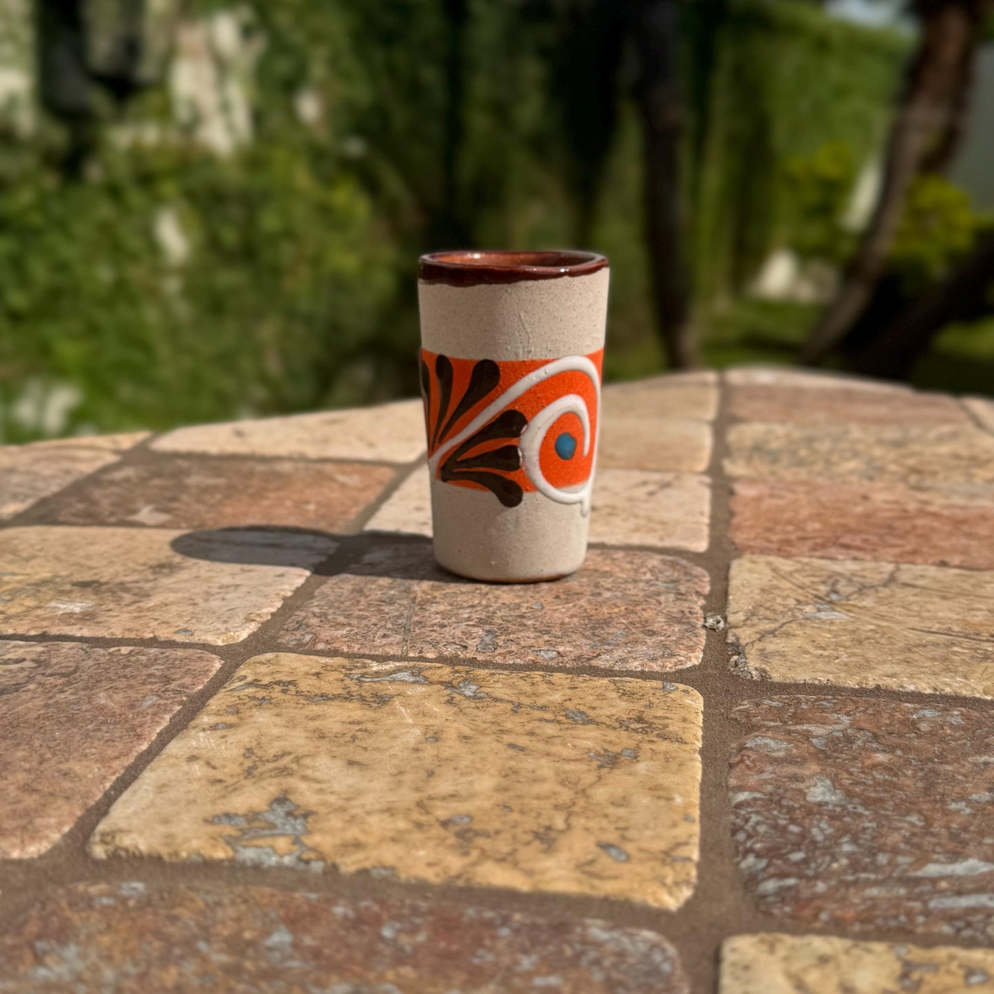 Mexican Ceramic shot glasses | Tequileros | Handmade in Mexico | Set of 5, 10, 15, and 20 available | Quinceanera, wedding, and party favors