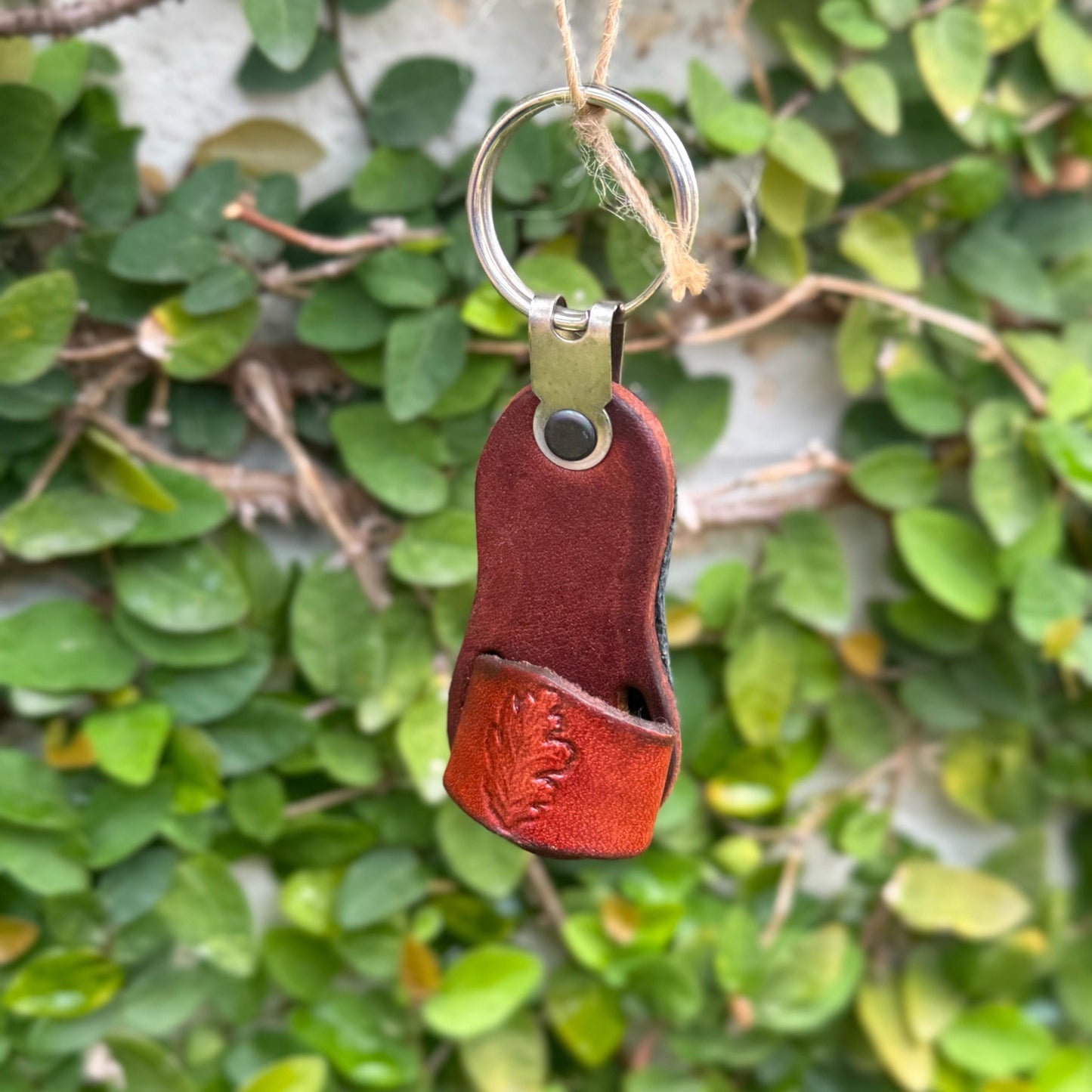 Leather Sandal "Chancla " Keychain | Handmade in Mexico | Western themed | Gift