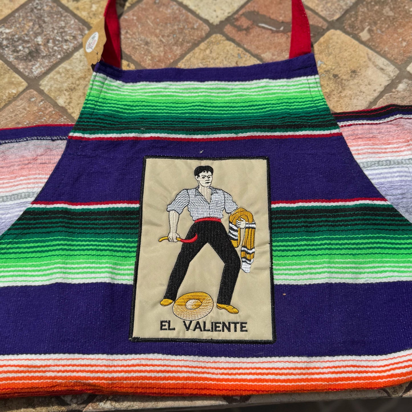 Mexican Loteria inspired style aprons | Handmade in Mexico | Kitchen decor | Cooking decor